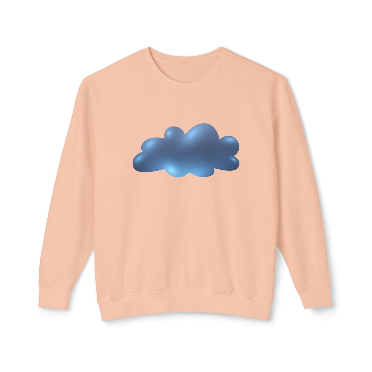 Unisex Lightweight Crewneck Sweatshirt - Serene Cloudscape - Dreamy Cloud