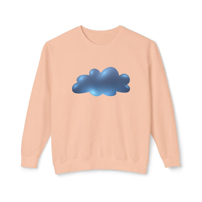 Unisex Lightweight Crewneck Sweatshirt - Serene Cloudscape - Dreamy Cloud