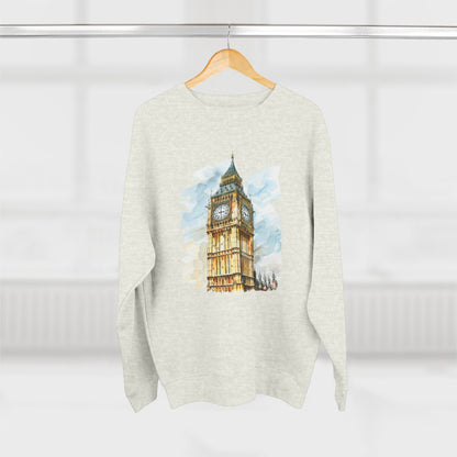Unisex Crewneck Sweatshirt - Iconic Big Ben Clock Tower