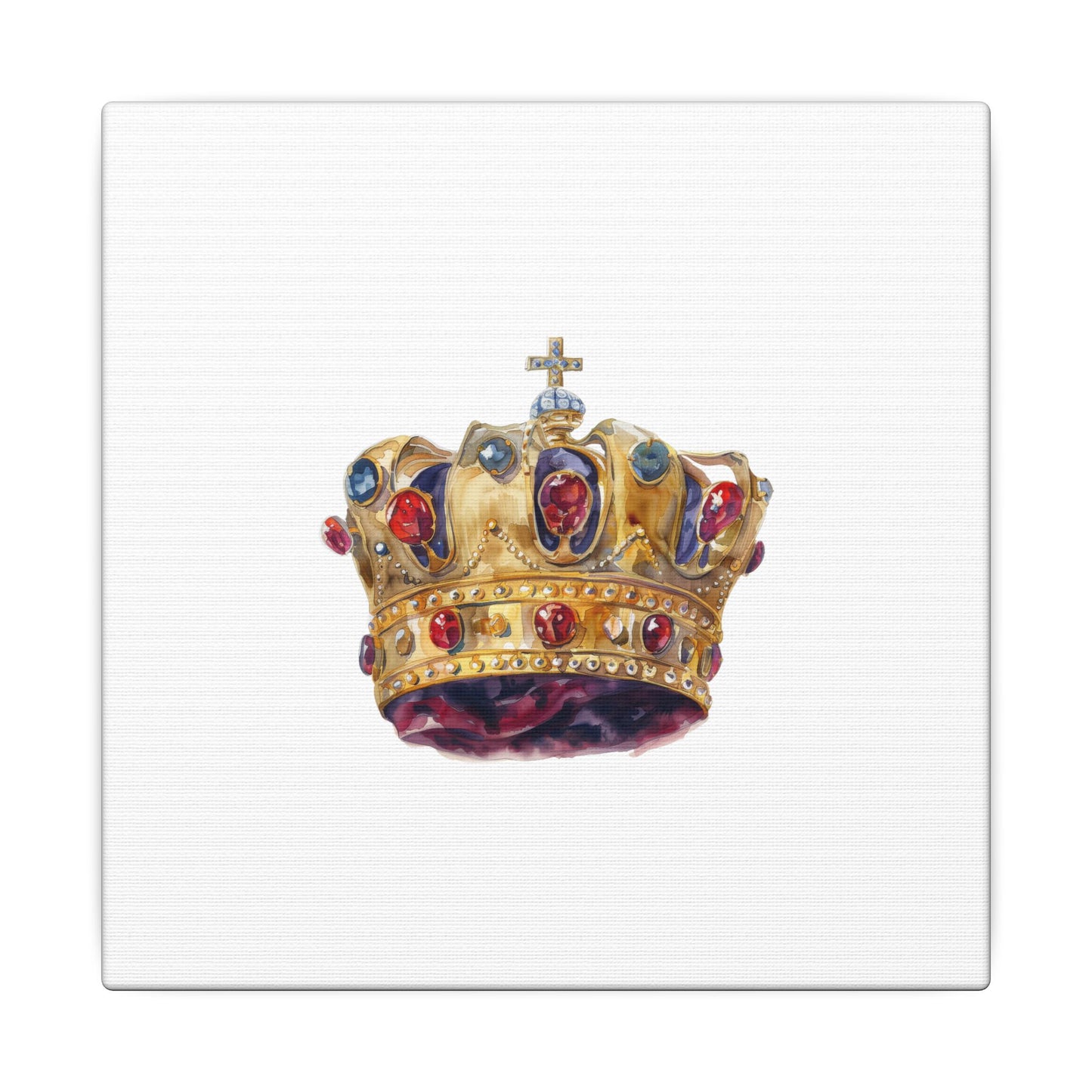 Crown Art Print, Royal Wall Decor, Matched for Home or Office, Gift for Art Lovers, Unique Royalty Artwork