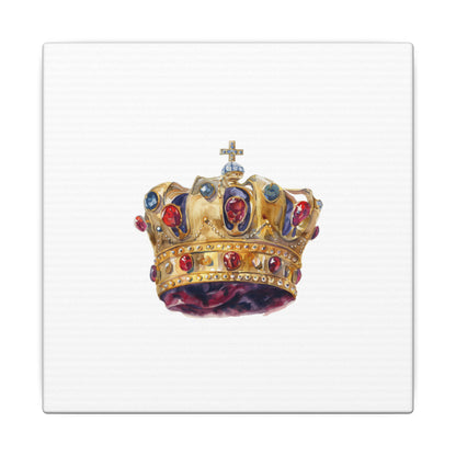 Crown Art Print, Royal Wall Decor, Matched for Home or Office, Gift for Art Lovers, Unique Royalty Artwork