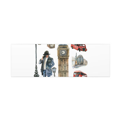 Canvas Art Print, London Skyline, Home Decor, Wall Art, Gift Idea, Travel Memories, Modern Wall Art