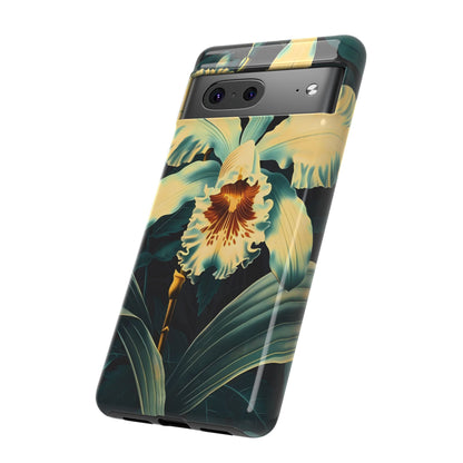 Floral Phone Case - Tough Cases with Orchid Design, Durable Smartphone Cover for Nature Lovers, Floral Gift for Her, Botanical [...]