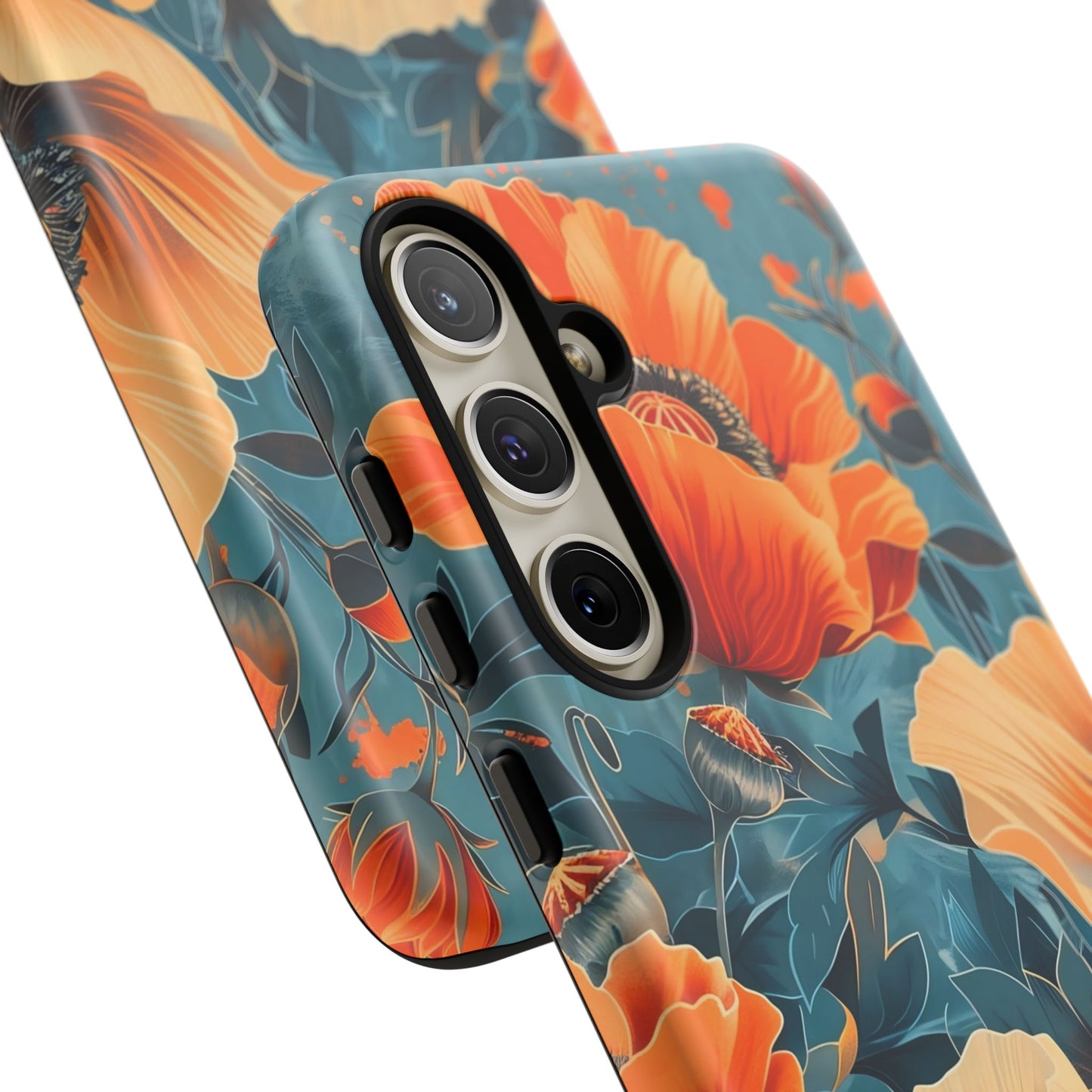 Floral Phone Case, Tough Cases for Protection and Style, Spring Aesthetic, Gift for Her, Phone Accessory for Nature Lovers