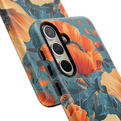 Floral Phone Case, Tough Cases for Protection and Style, Spring Aesthetic, Gift for Her, Phone Accessory for Nature Lovers