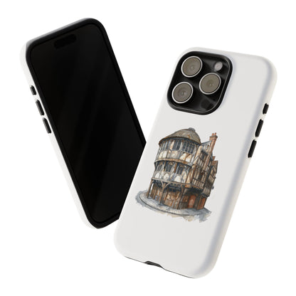 Artistic Phone Case - Tough Cases with Historic Building Design