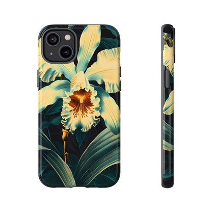 Floral Phone Case - Tough Cases with Orchid Design, Durable Smartphone Cover for Nature Lovers, Floral Gift for Her, Botanical [...]