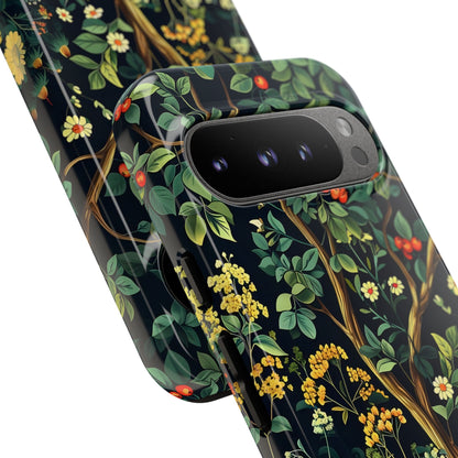Floral Phone Case - Tough Cases, Colorful Nature Design, Gift for Flower Lovers, Phone Accessory, Unique Cell Phone Cover