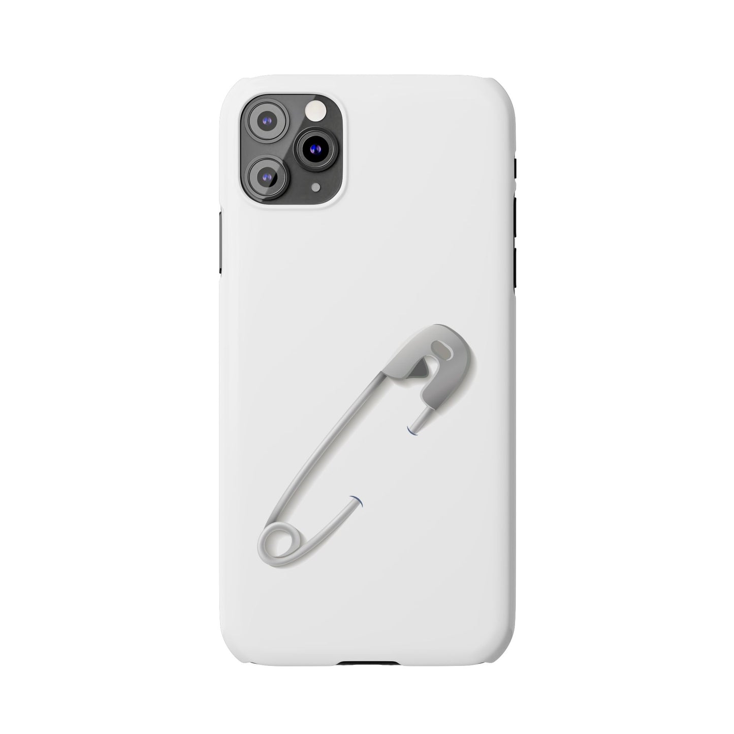 Minimalist Safety Pin Phone Cases | Stylish Slim Cases for Trendy Protection, Gift for Friends, Fashionable Accessories, Unique Phone Cover