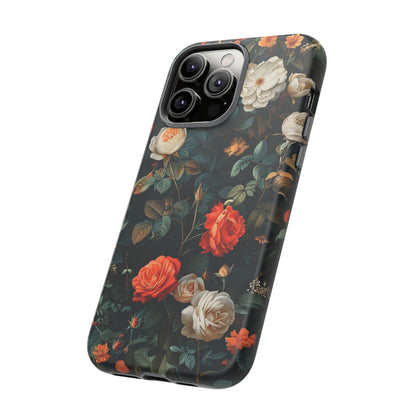 Floral Phone Case | Tough Cases with Elegant Design | Gift for Her, Mother's Day, Birthdays, Personalized, Trendy Tech Accessories