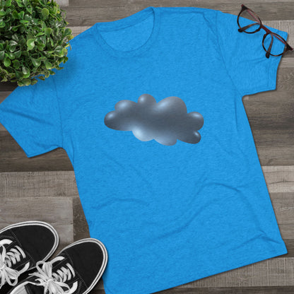 Serene Cloudscape - Dreamy Cloud Soft Unisex Tri-Blend Crew Tee