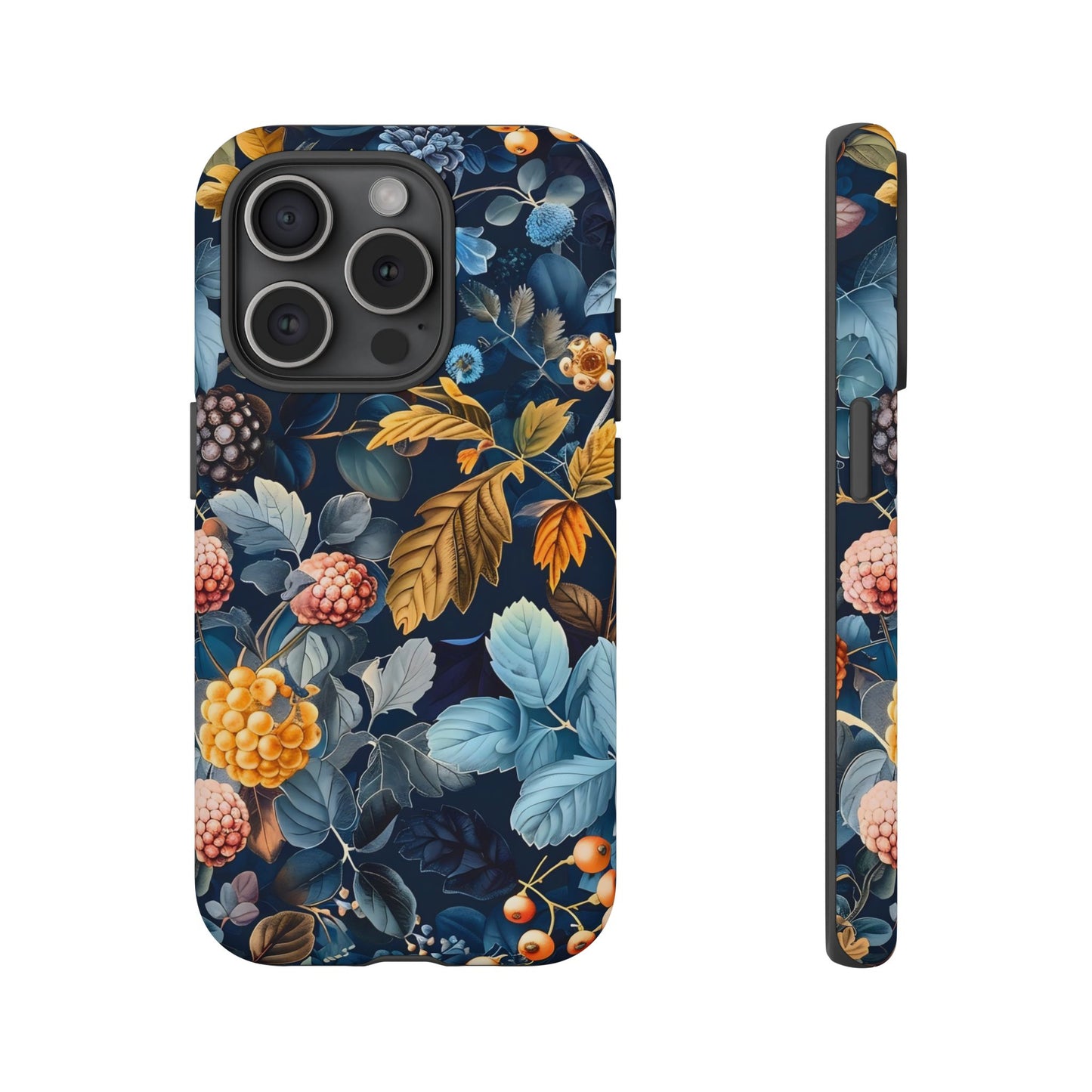 Floral iPhone Case, Tough Phone Cover, Nature-inspired Accessory, Gift for Her, Trendy Protection Case