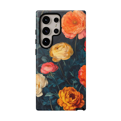 Floral Phone Case - Tough Cases, Stylish Protection, Gift for Flower Lovers, Customizable Cover, Floral Design Mobile Accessory