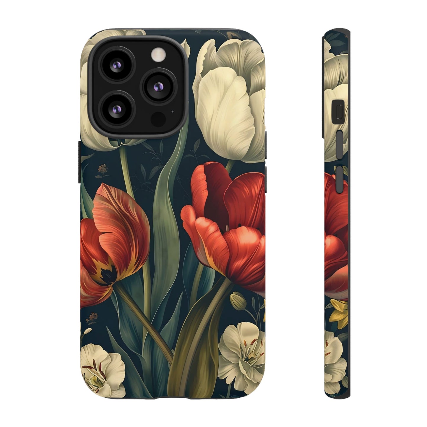 White Flower Tough Cases
