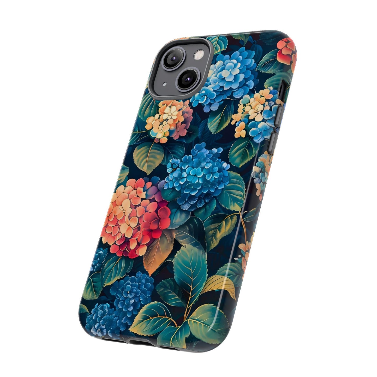 Floral Phone Case, Stylish Tough Case for Gardener Gift, Flower Lover Accessory, Pretty Floral Design, Protective Case