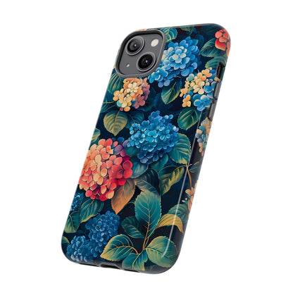 Floral Phone Case, Stylish Tough Case for Gardener Gift, Flower Lover Accessory, Pretty Floral Design, Protective Case