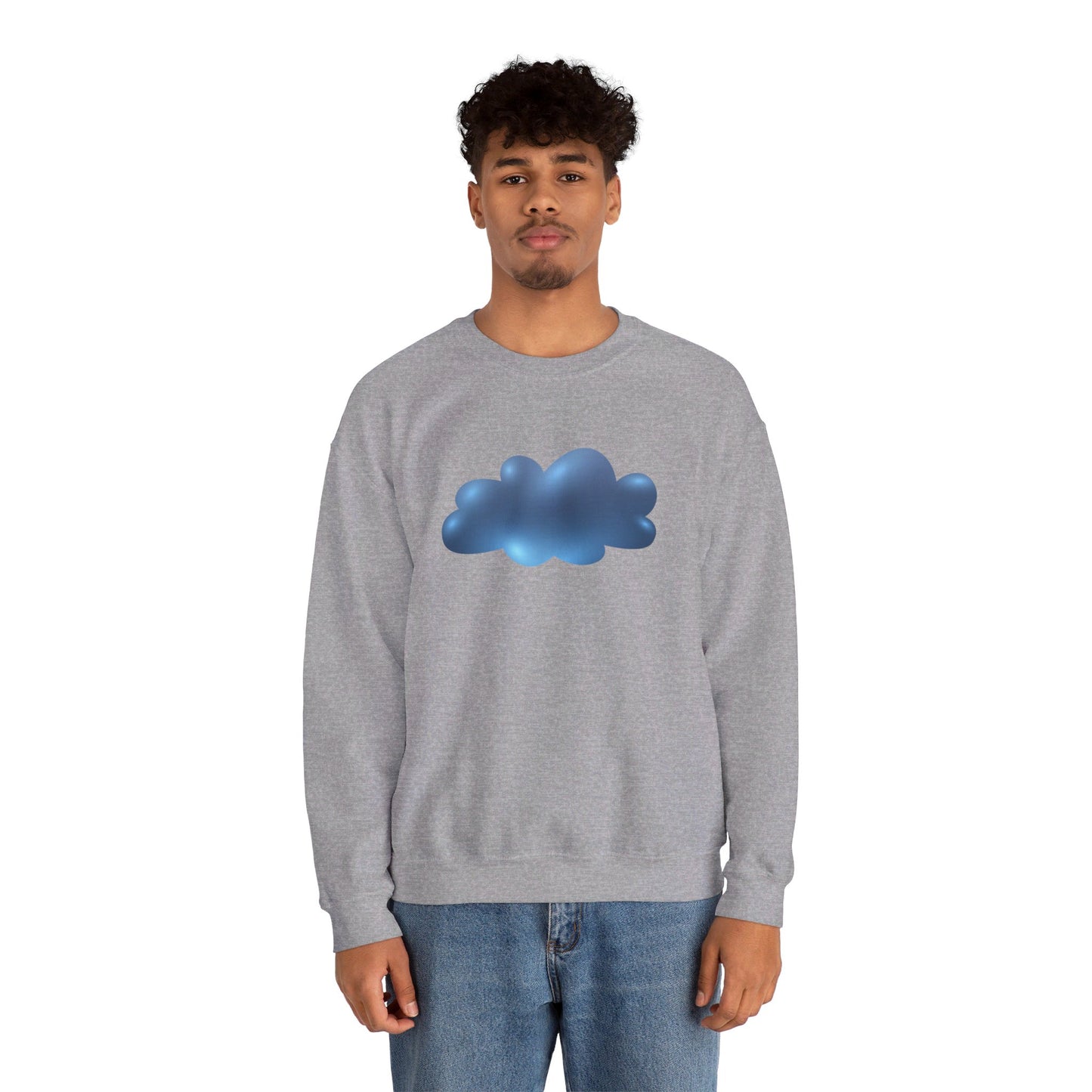 Unisex Heavy Blend™ Crewneck Sweatshirt Cozy - Serene Cloudscape