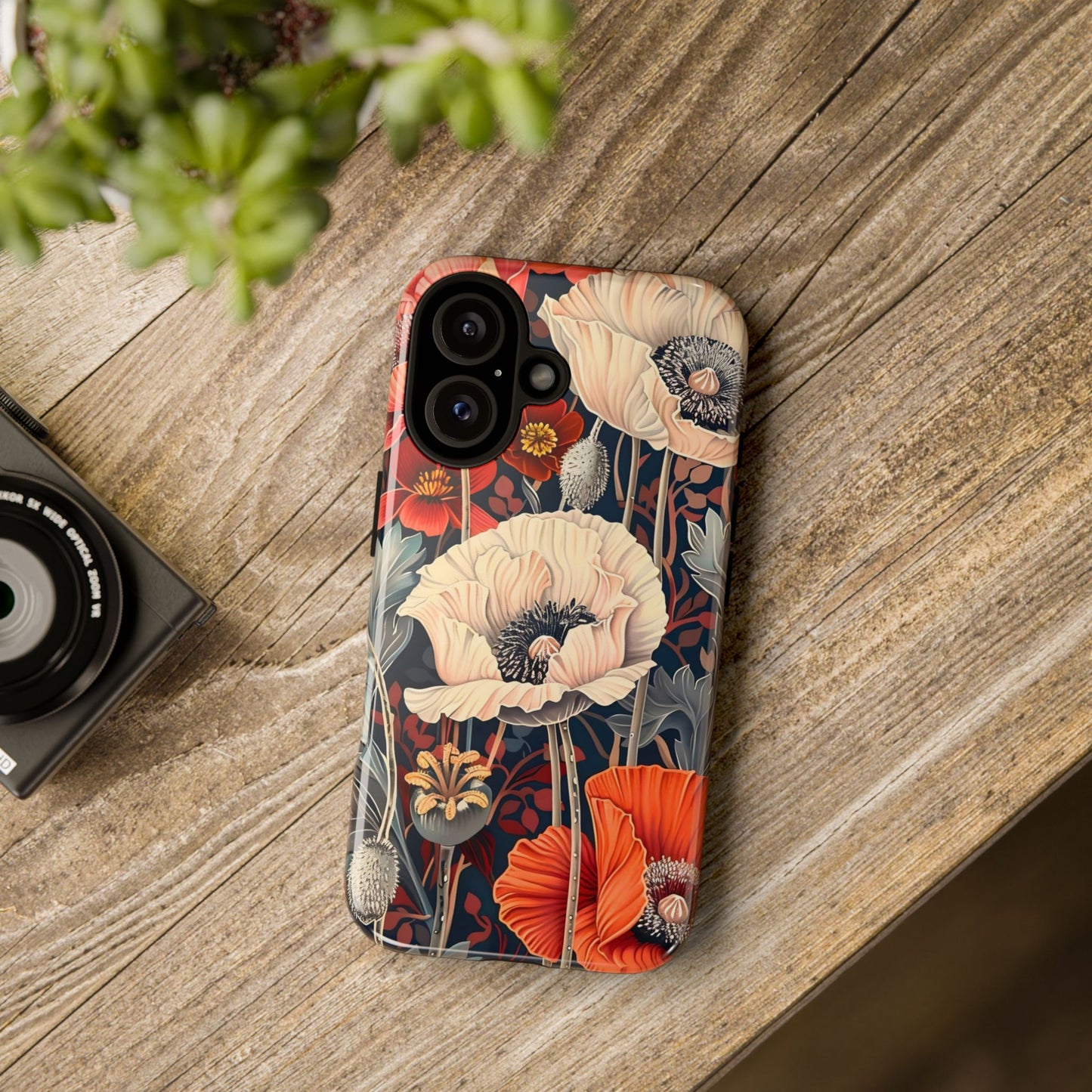 Floral iPhone Case - Tough Cases, Stylish Phone Cover, Durable Protection, Floral Design, Gift for Nature Lovers, Trendy Cell Phone [...]