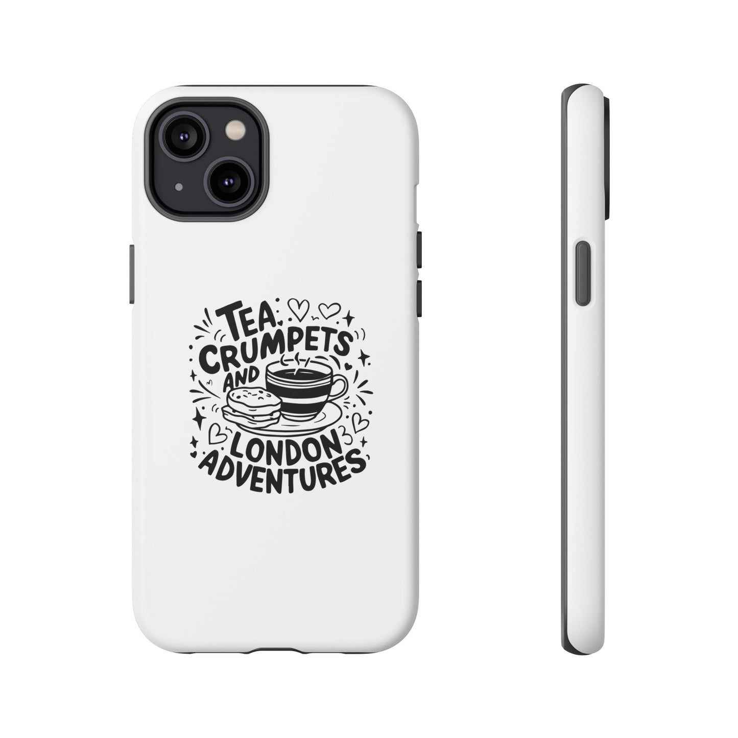 London Adventures Phone Case - Tea & Crumpets Design