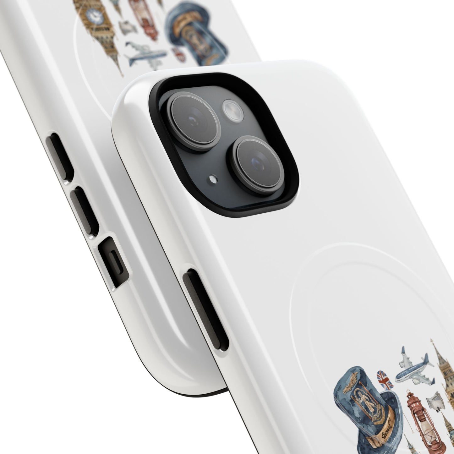 London Adventure Tough Magnetic Phone Case, Gift for Travelers, Unique Design, Travel Accessories, Holiday Present, Custom Phone Cover
