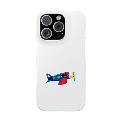 Colorful Airplane Slim Phone Case - Travel Lover's Gift, Airplane Accessories, Unique Phone Cover, Birthday Gift, Everyday Use