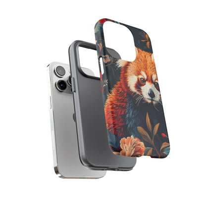 Cute Red Panda Phone Case, Wildlife Lover Gift, Tough Cases for iPhone, Nature-Themed Phone Cover, Animal Art Shell, Cute Tech Accessories