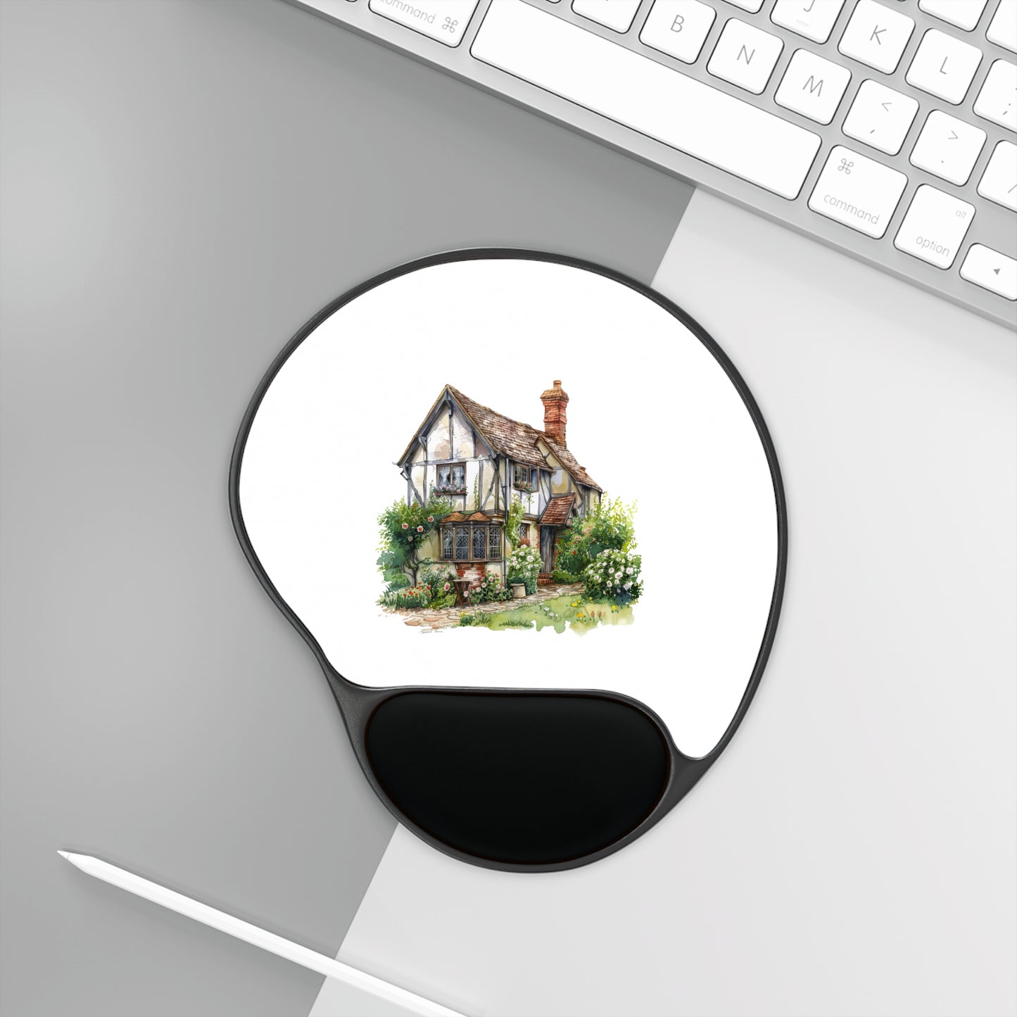 British Pub Mouse Pad With Wrist Rest