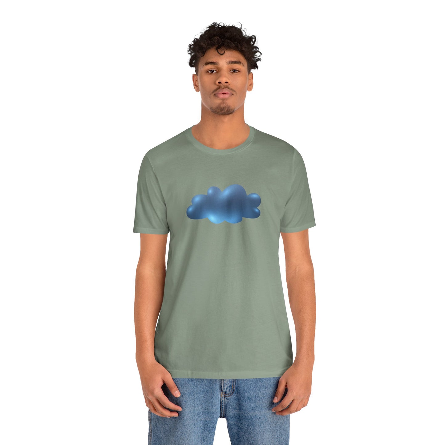Unisex Jersey Short Sleeve Tee - Serene Cloudscape - Dreamy Cloud