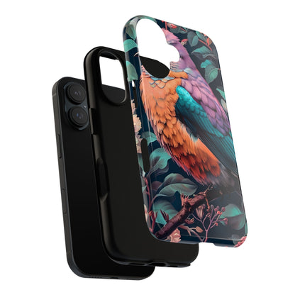 Tough Cases | Colorful Bird Phone Case, Vibrant Animal Design, Unique Gift for Nature Lovers, Perfect for Holidays & Birthdays