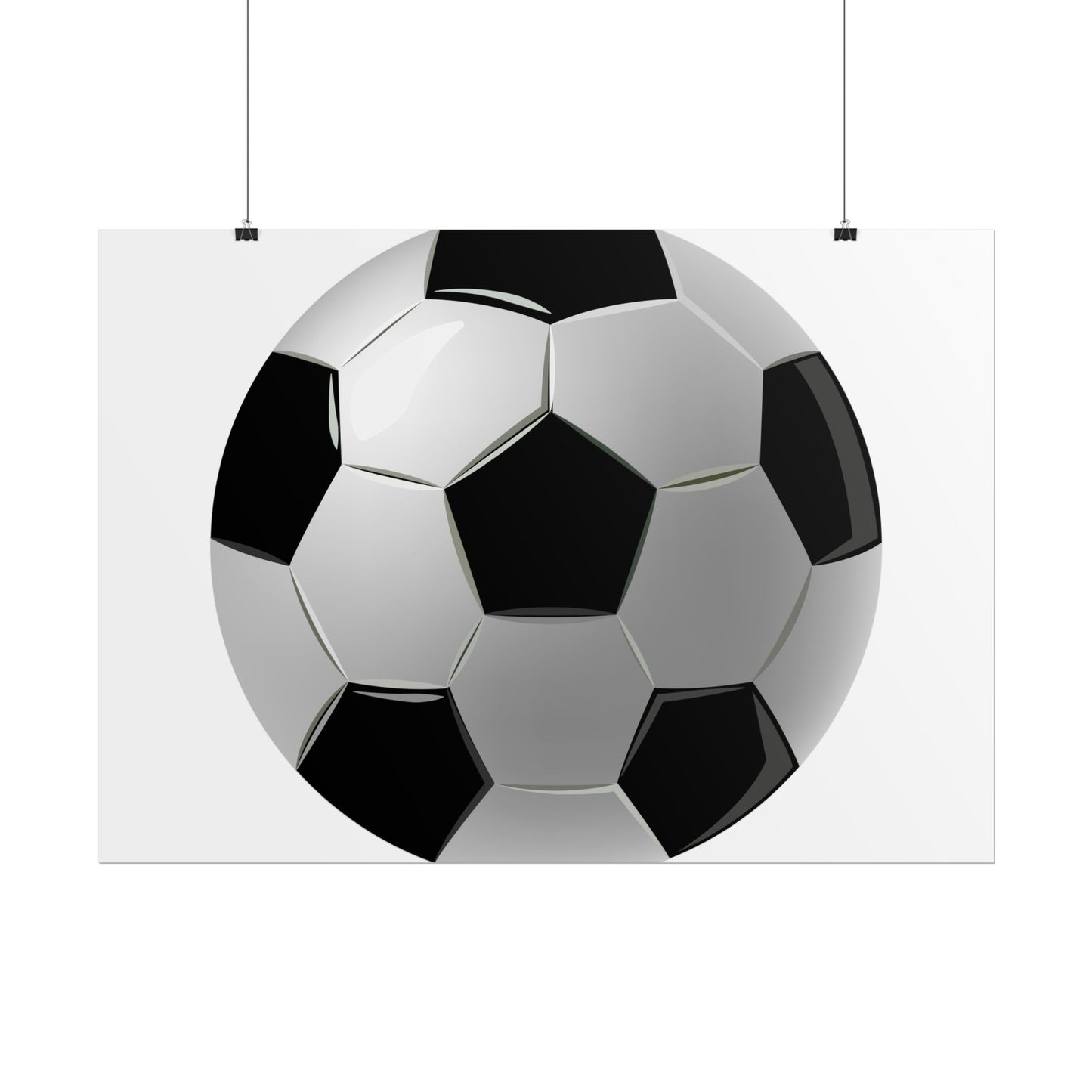 Soccer-Themed Rolled Posters | Perfect for Sports Decor, Game Room, Youth Birthdays, Gifts for Soccer Fans, Wall Art