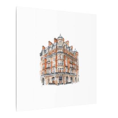 Artistic Matte Canvas Print of Historic Building, Wall Art Decor, Home Interior, Unique Gift, Fine Art, Architecture Lover, Urban Design