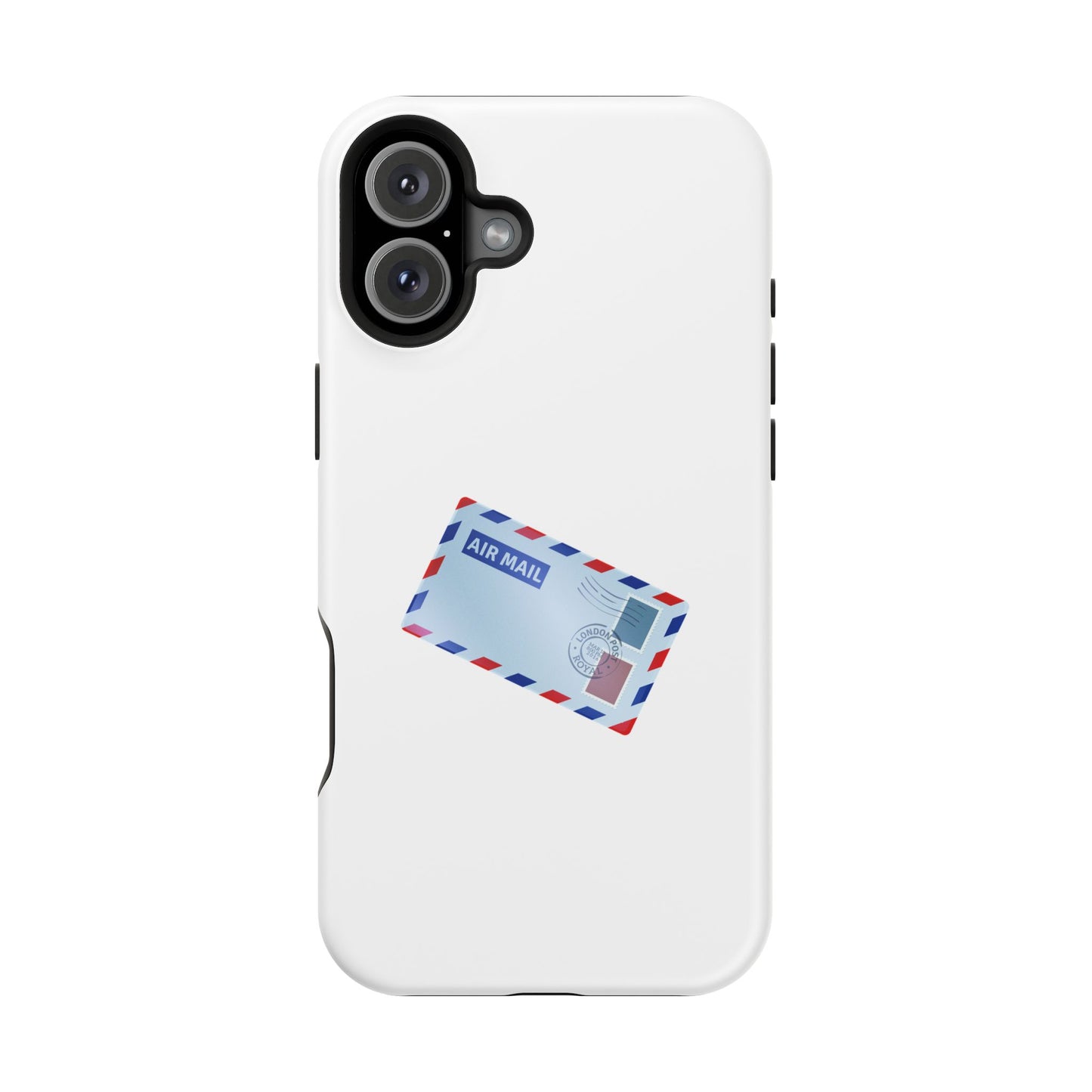 Air Mail Design Magnetic Phone Cases, Custom Phone Cover, Unique Gift for Travelers, Stylish Accessories for Holidays, Fun Phone Cases