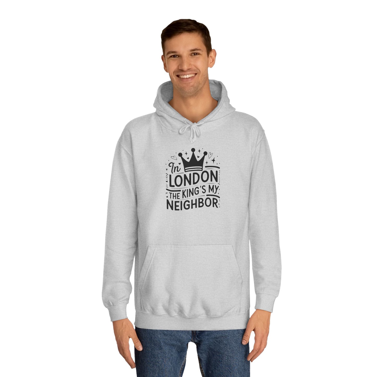 Unisex College Hoodie - London's King