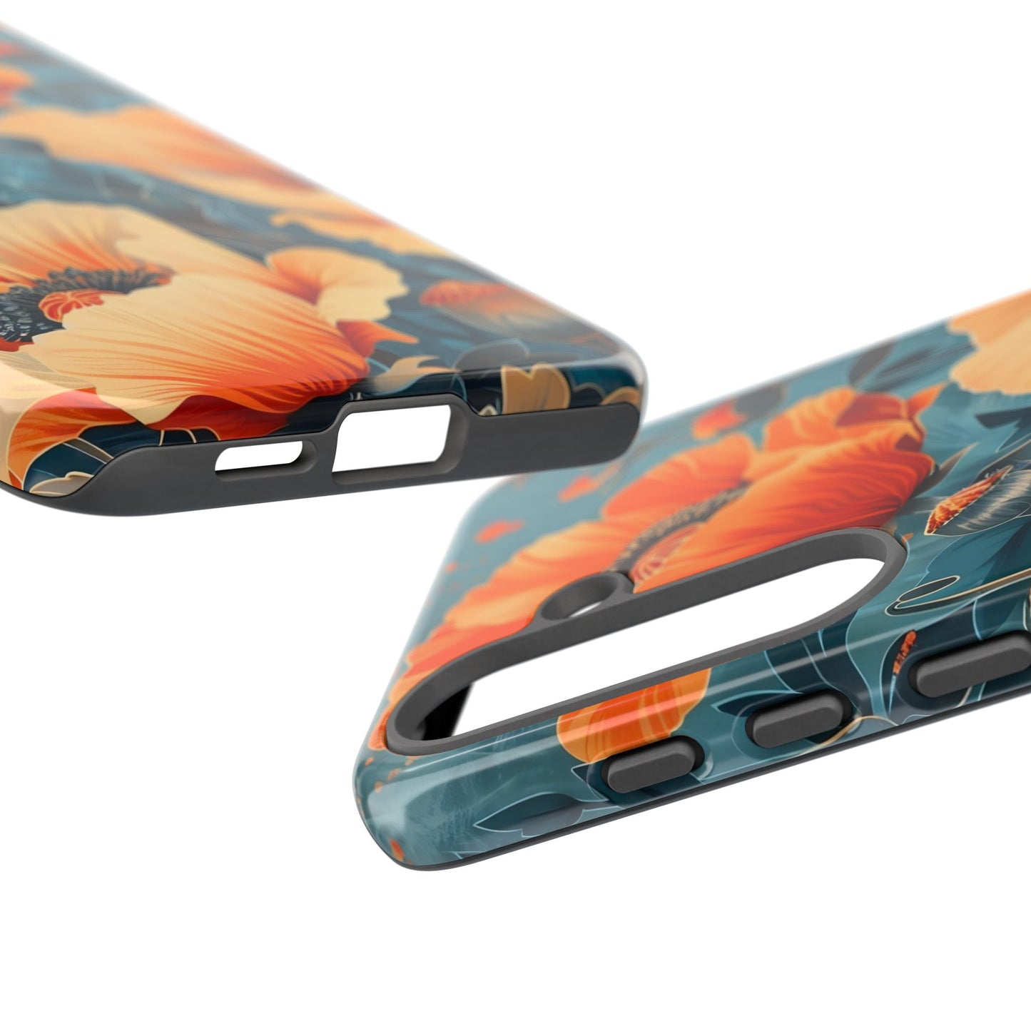 Floral Phone Case, Tough Cases for Protection and Style, Spring Aesthetic, Gift for Her, Phone Accessory for Nature Lovers