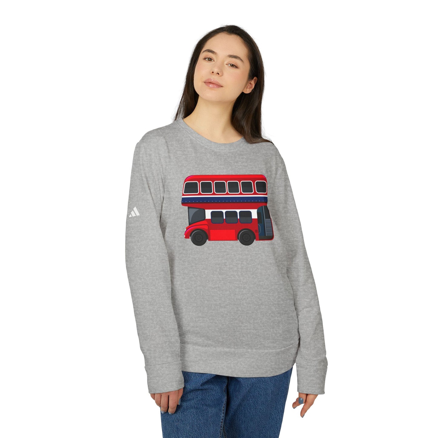 Adidas Unisex Sweatshirt - London Double-Decker Bus