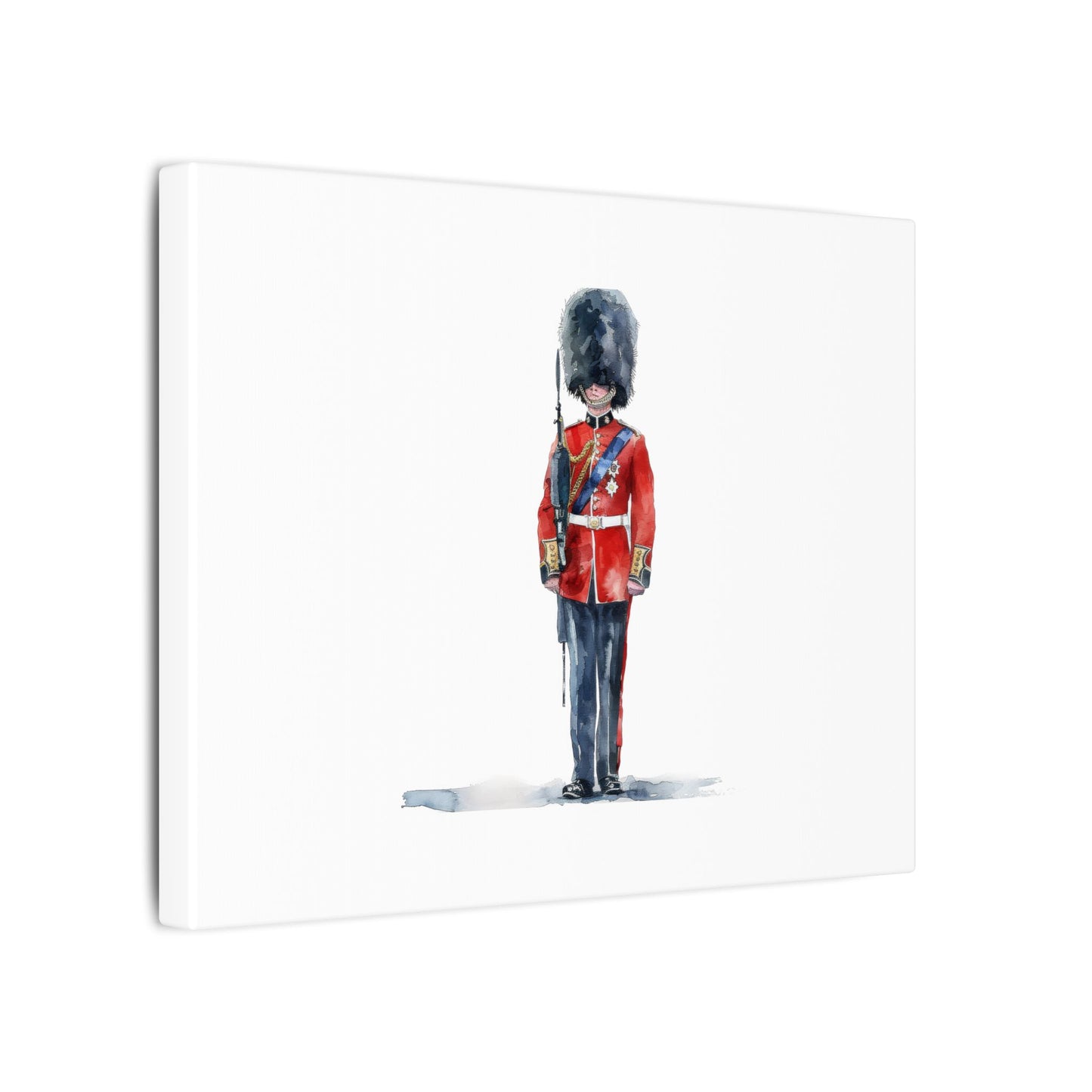 Royal Guard Canvas Art Print, British Soldier Wall Decor, Home Decoration, Gift for History Lovers, Art for Offices, Unique Wall Gallery