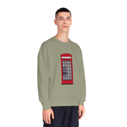 Unisex NuBlend® Crewneck Sweatshirt - Classy British Public Telephone