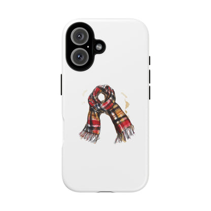 Stylish Phone Case with Cozy Scarf Design
