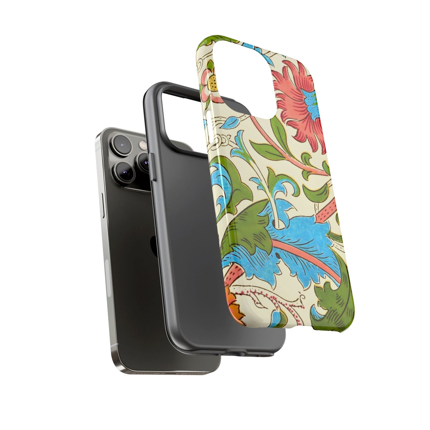 Tough Floral Phone Case - Artistic Smartphone Cover, Floral Print Gift, Protective Case | For Nature Lovers, Stylish Accessory, Phone [...]