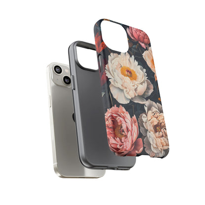 Floral Phone Case, Tough Phone Cover, Flower Design, Unique Gift for Her, Trendy Accessory, Spring Decor