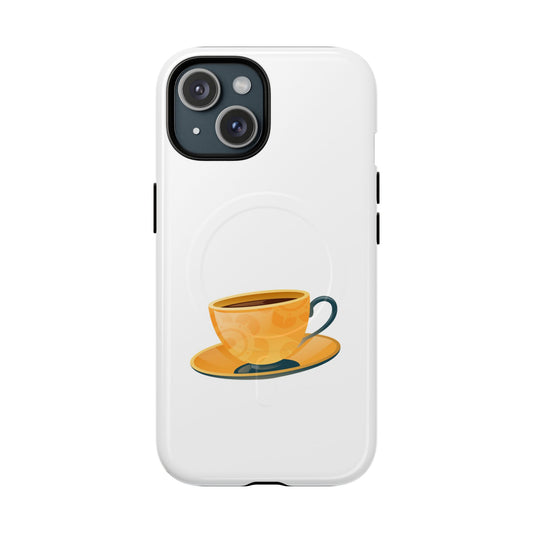 Coffee Lover's Tough Magnetic Case | Durable Phone Cover, Gift for Him, Her, Stylish Accessory