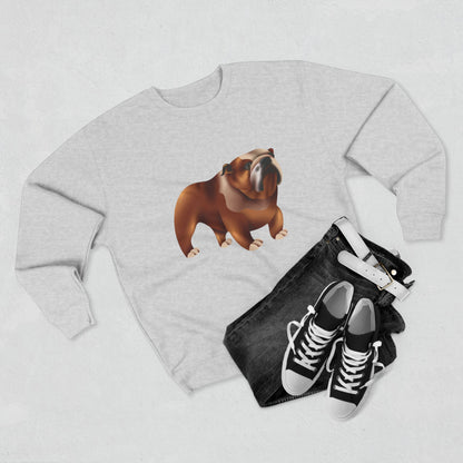 Unisex Crewneck Sweatshirt - Adorable British Dog