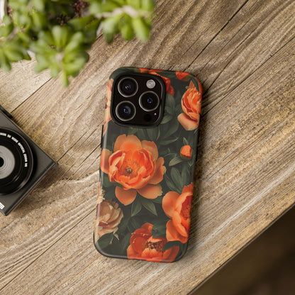 Stylish Floral Phone Case, Tough Cases, Floral Phone Cover, Gift for Her, Spring Accessories, Mother's Day, Phone Protection