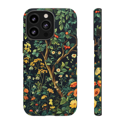 Floral Phone Case - Tough Cases, Colorful Nature Design, Gift for Flower Lovers, Phone Accessory, Unique Cell Phone Cover