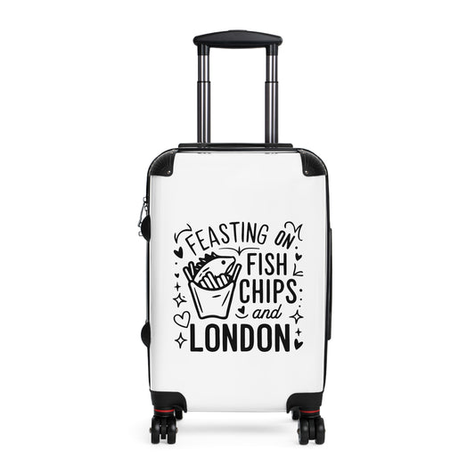 Fish Chips and London - Suitcase
