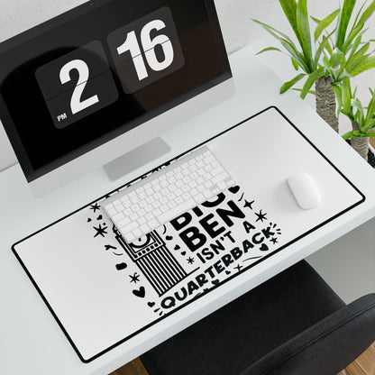 London-Inspired Desk Mat - Fun Big Ben Design, Office Decor, Gift for Students, Unique Workstation Accessory, Home Office