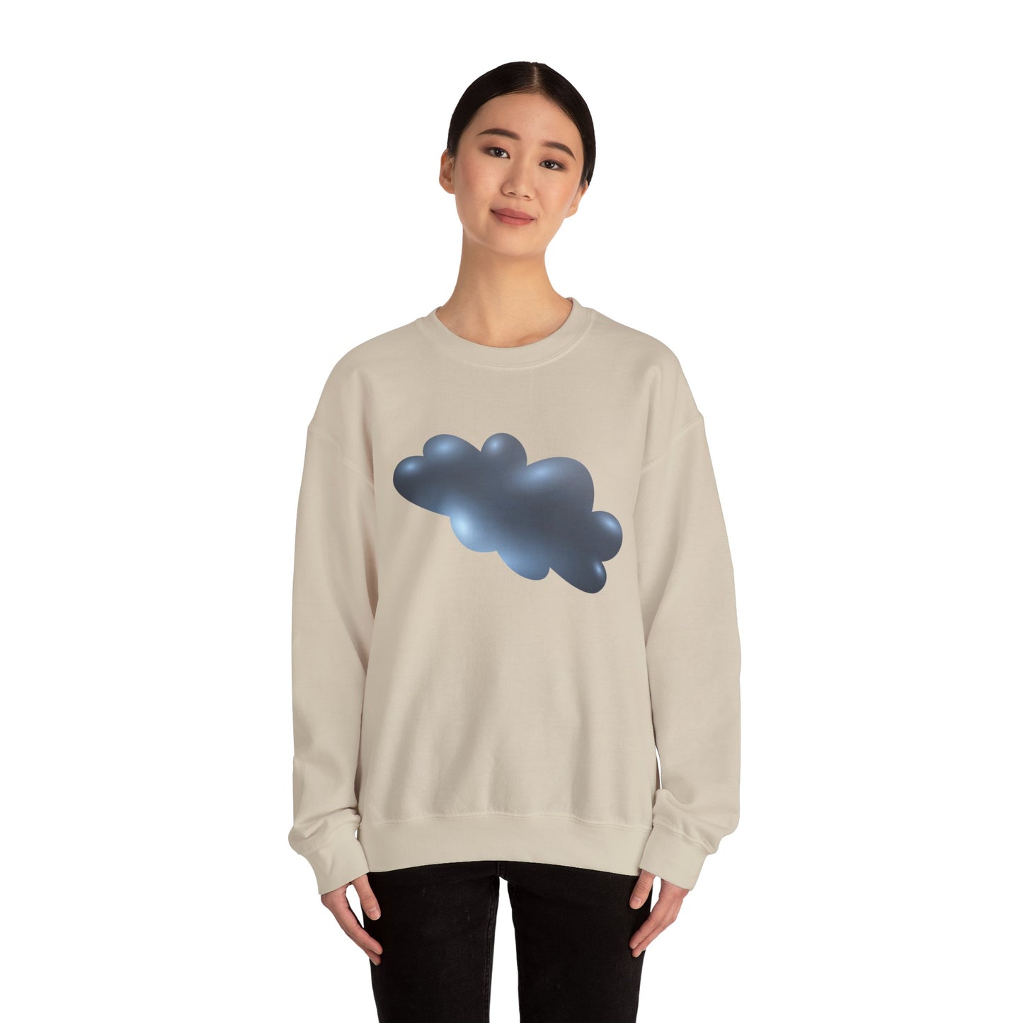 Unisex Heavy Blend™ Crewneck Sweatshirt - Serene Cloudscape - Dreamy Cloud Design