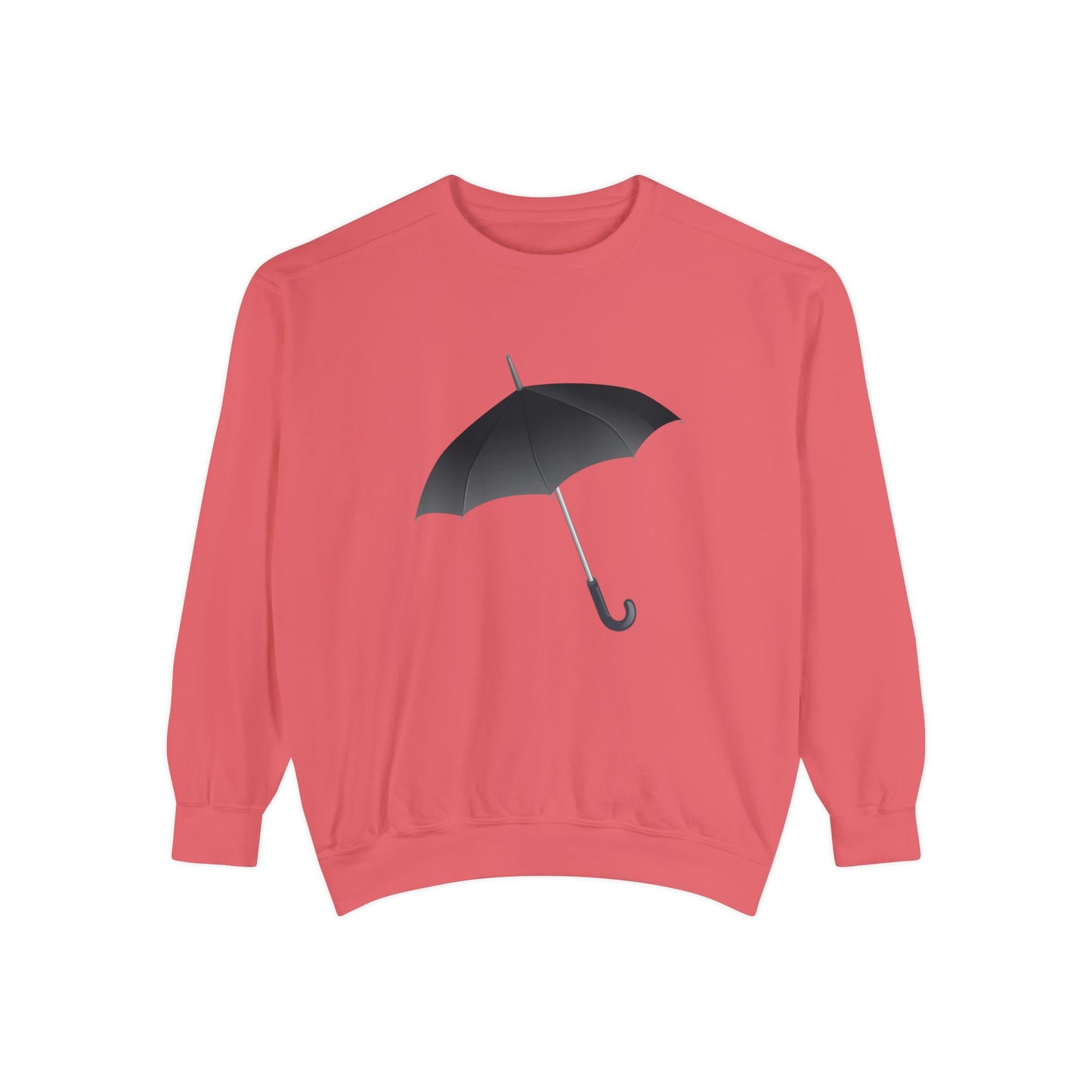 Unisex Garment-Dyed Sweatshirt Elegant - Regal Royal Umbrella
