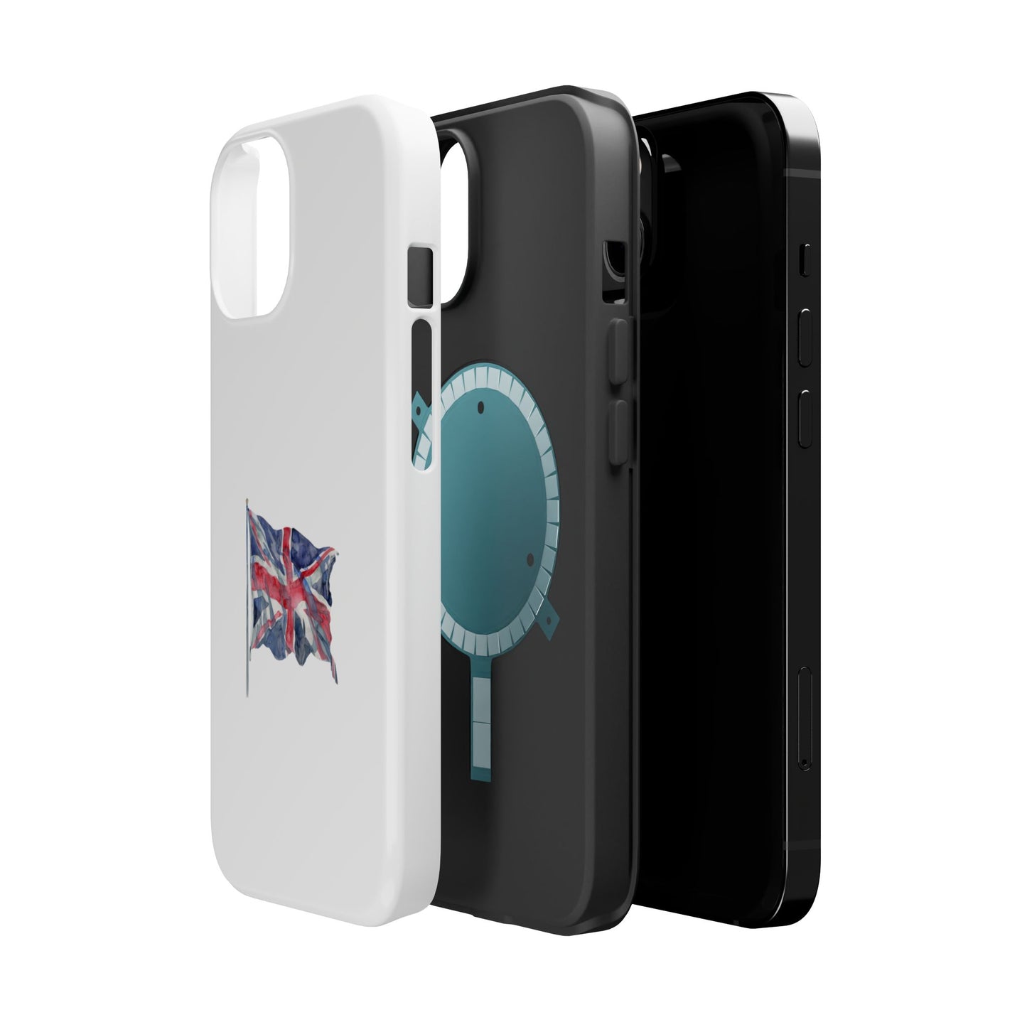 UK Flag Magnetic Tough Case, Durable Phone Cover, British Pride Accessory, Gift for Travelers, Patriot’s Tech Protector