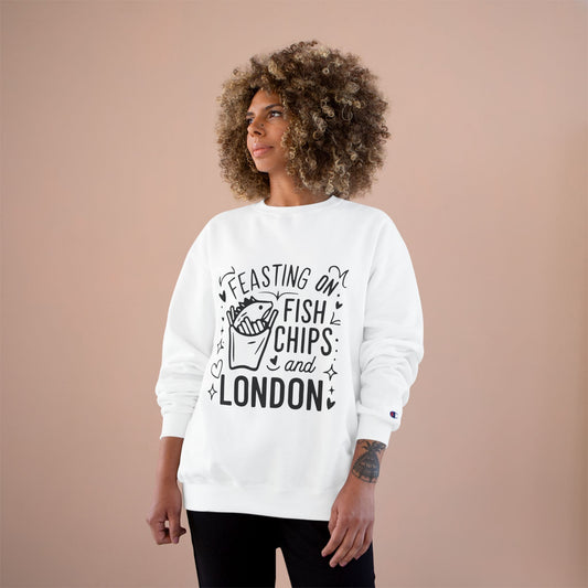 Champion Sweatshirt -  Fish Chips and London